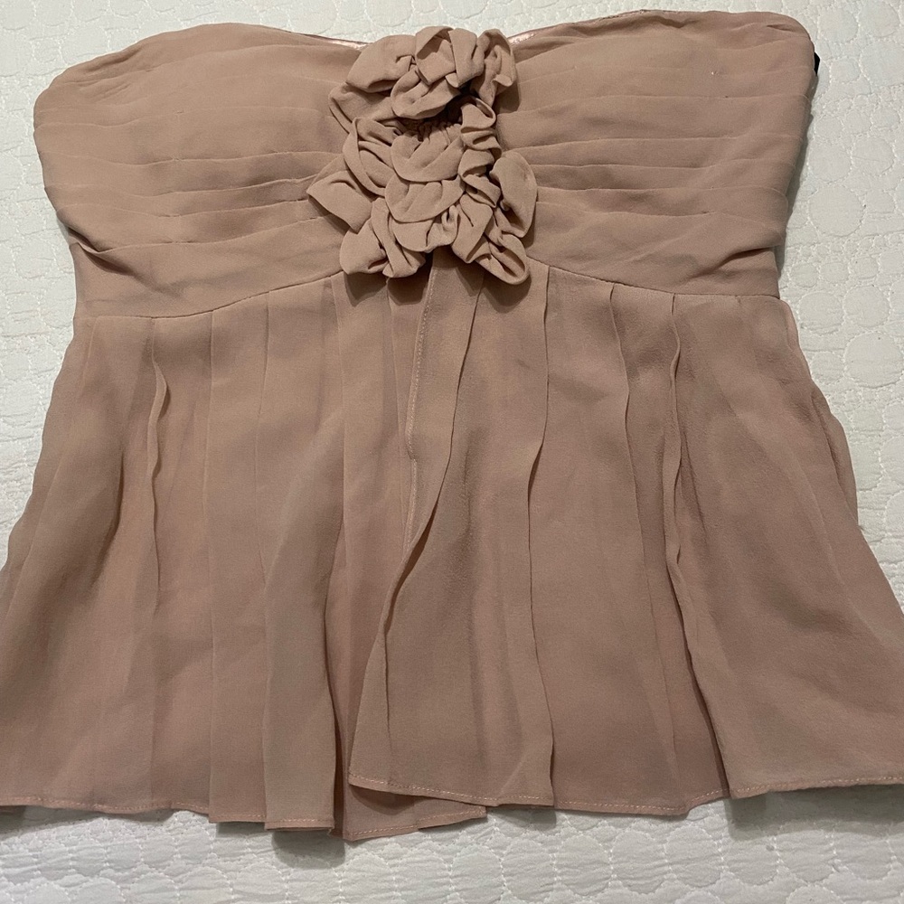 Strapless top